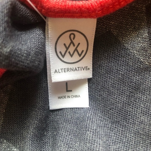 Alternative Apparel Navy Jumbo Stars Tie Knot Tank - Picture 8 of 11